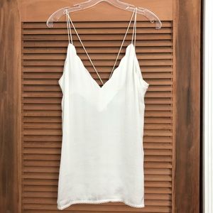 Free People Intimately New Tank XS Scallop Silky